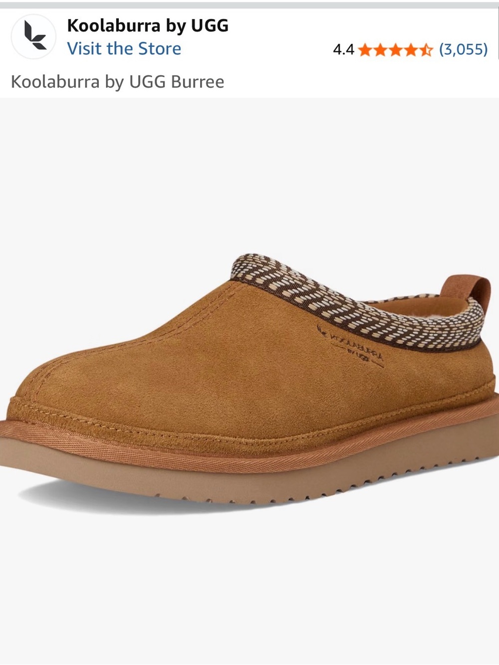 Koolaburra by UGG Slip-On Clog in Chestnut Suede
